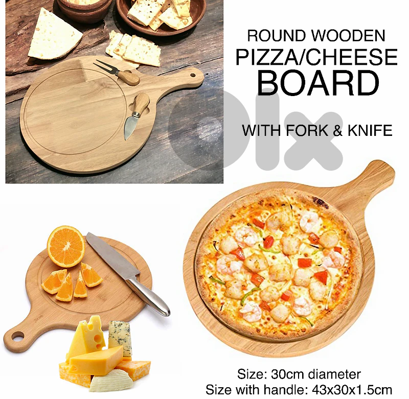 Pizza & cheese board