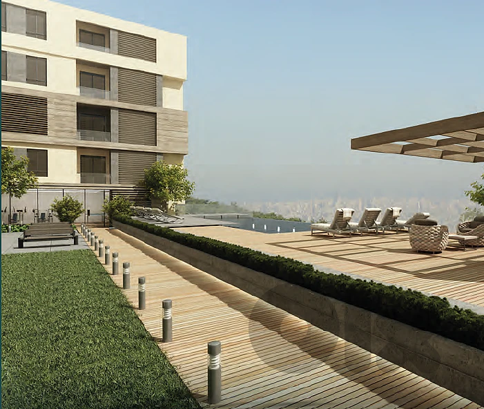 BROUMANA | GYM & POOL |  SEA VIEW | 3 BEDS, (BR-237)