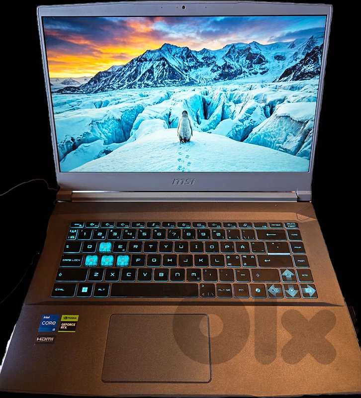gaming msi thin 15. 144 hz screen