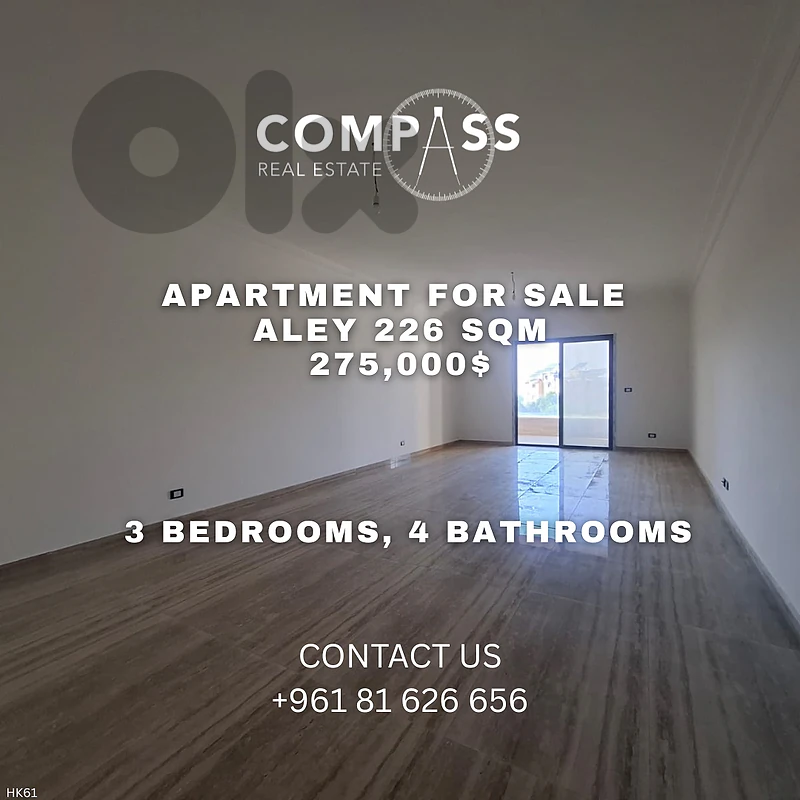 Apartment for sale in Aley 226sqm