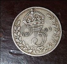 king George 1922 coin