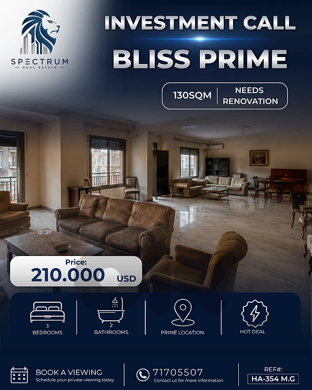 HOT DEAL ! APT IN BLISS PRIME | INVESTMENT OPPORTUNITY  | HA-354 M.G