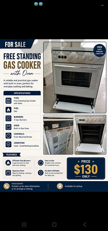 Gas Oven