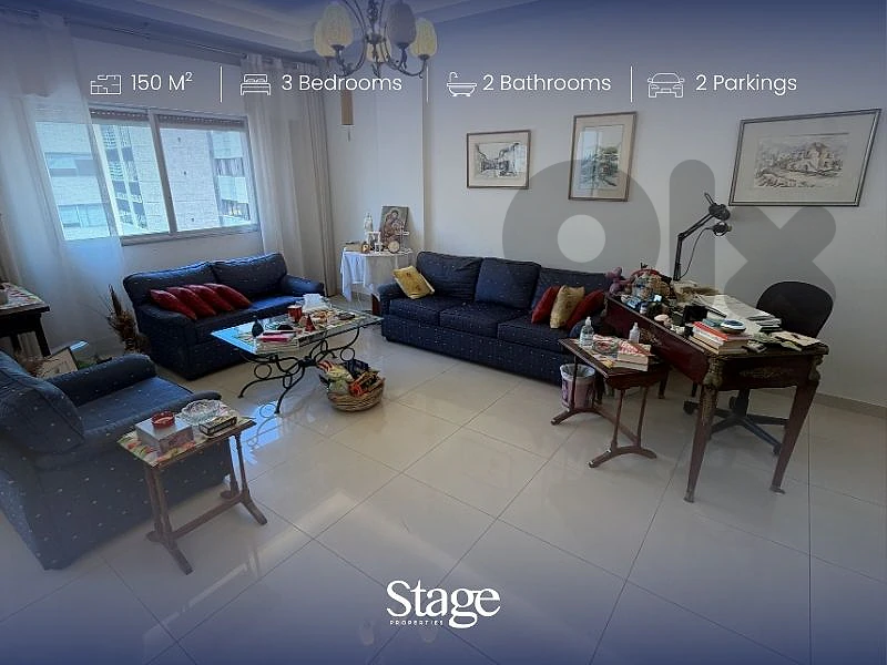 Fully Furnished Family Apartment for Sale in Sin El Fil | 150 SQM