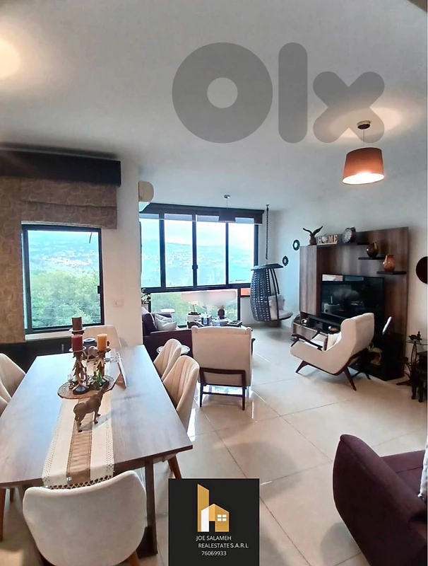 Apartment for sale in Sheileh 105m2 Mountain View 130,000$cash/سهيله