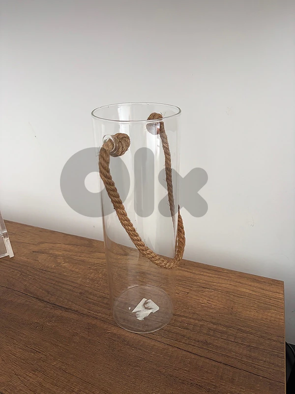 transparent vase