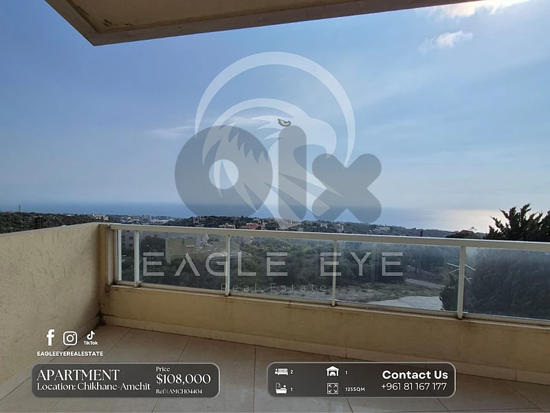 Apartment for sale in Chikhane, Amchit - شقة للبيع في شيخان عمشيت