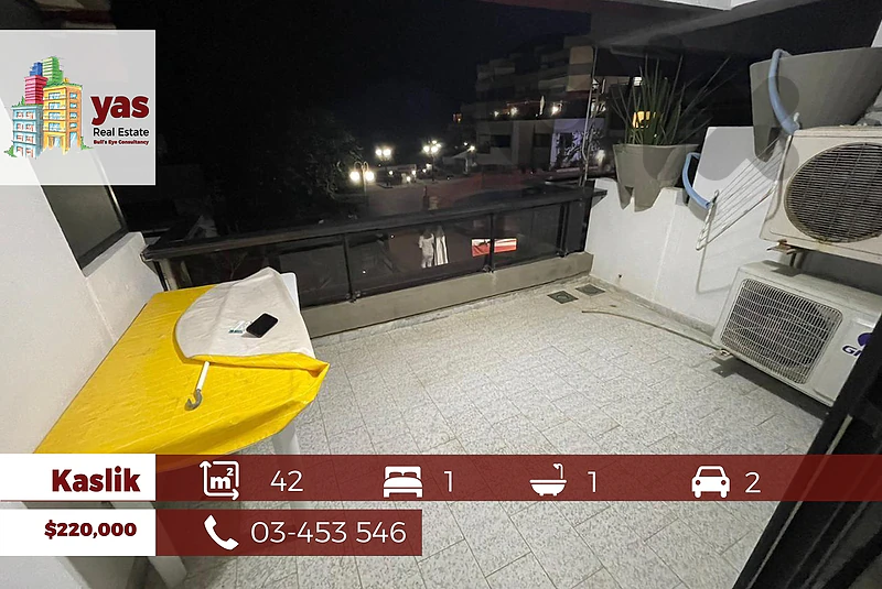 Kaslik / Samaya 42m2 | Furnished Chalet | Luxury Resort | Sea View |MA