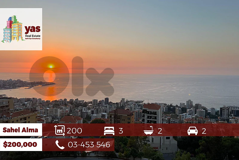 Sahel Alma 200m2 | Excellent Apartment | Open Sea View | TYT |