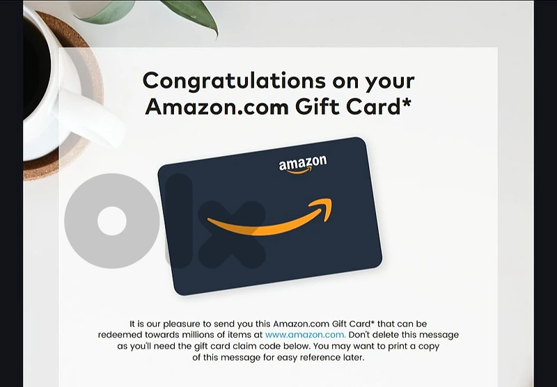 20$ Amazon Gift card
