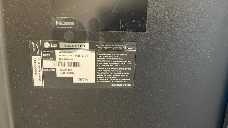 LG 43 LED TV