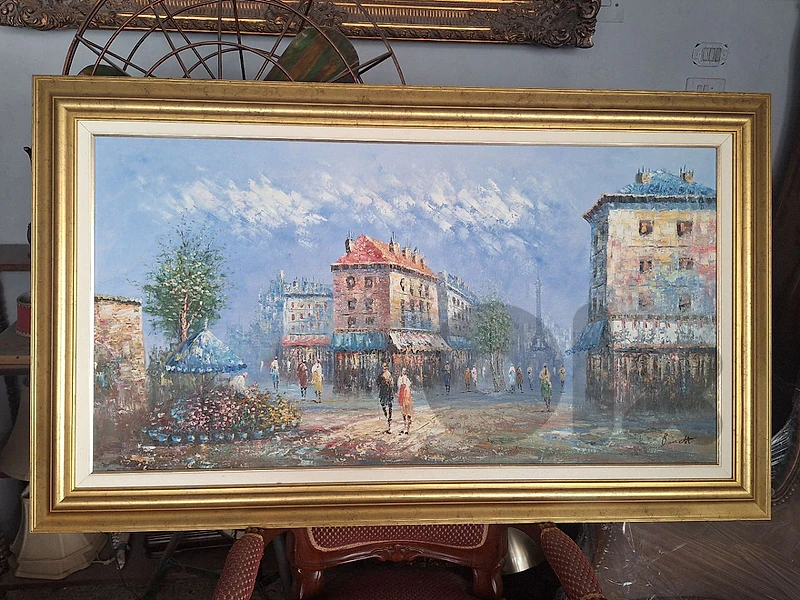 Caroline Burnett original signed oil painting on canvas