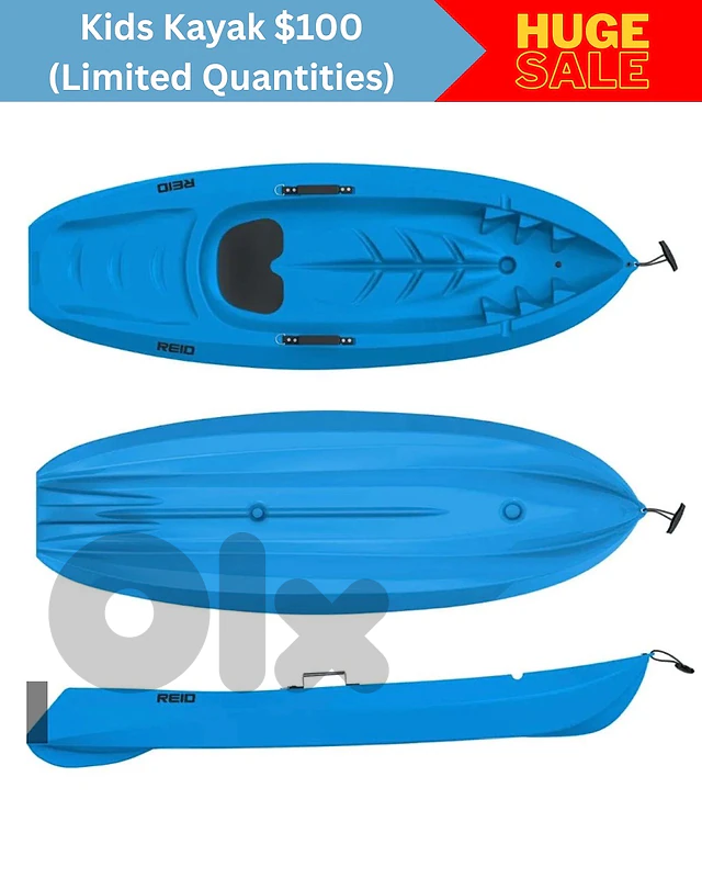 Kayak for kids 60kg capacity