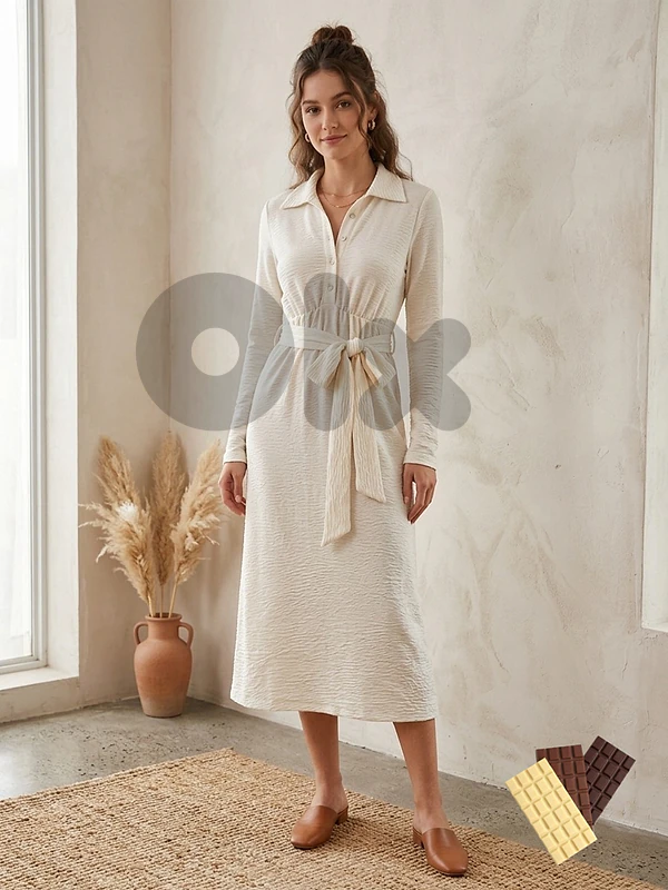 white dress chiffon