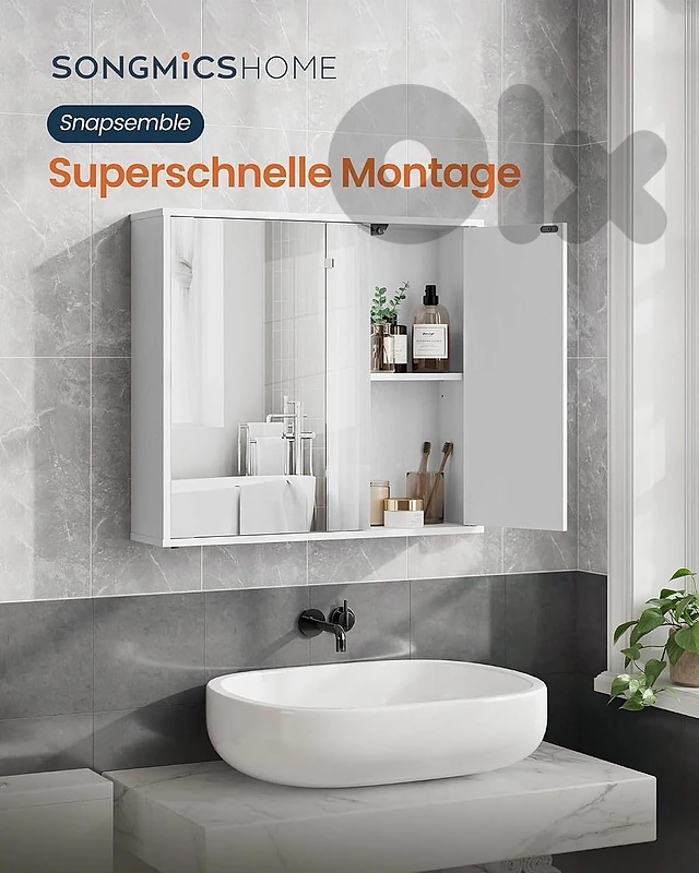 bathroom mirror with storage cabinet