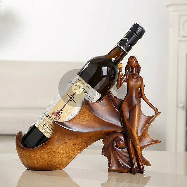 Sculpted Sea Snail Wine Stand