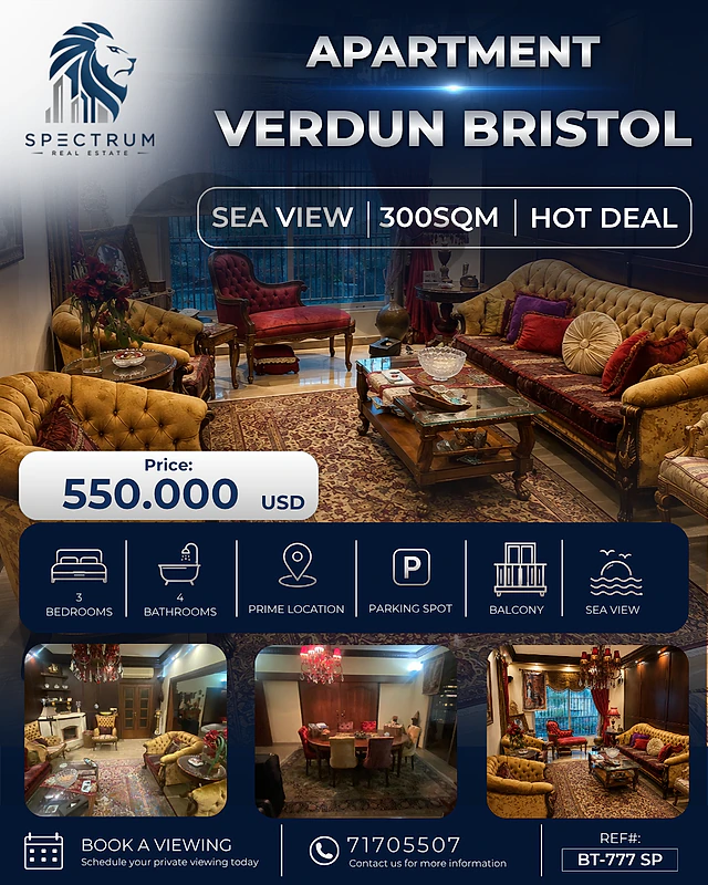 HOT DEAL ! APT IN VERDUN PRIME | 300SQ | 3 BEDS | BT-777
