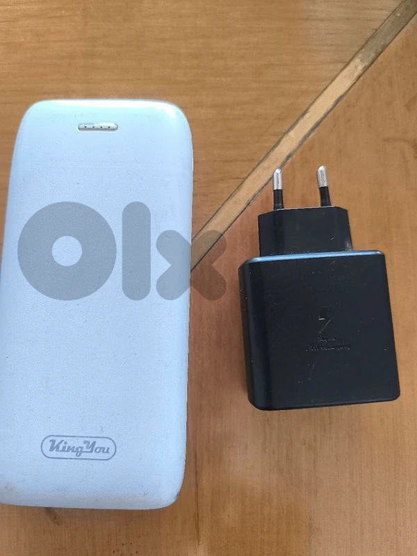 power bank + Samsung adapter
