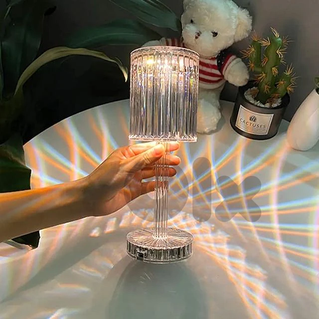Rechargeable Diamond Table Lamp (3 Light Modes + RGB)