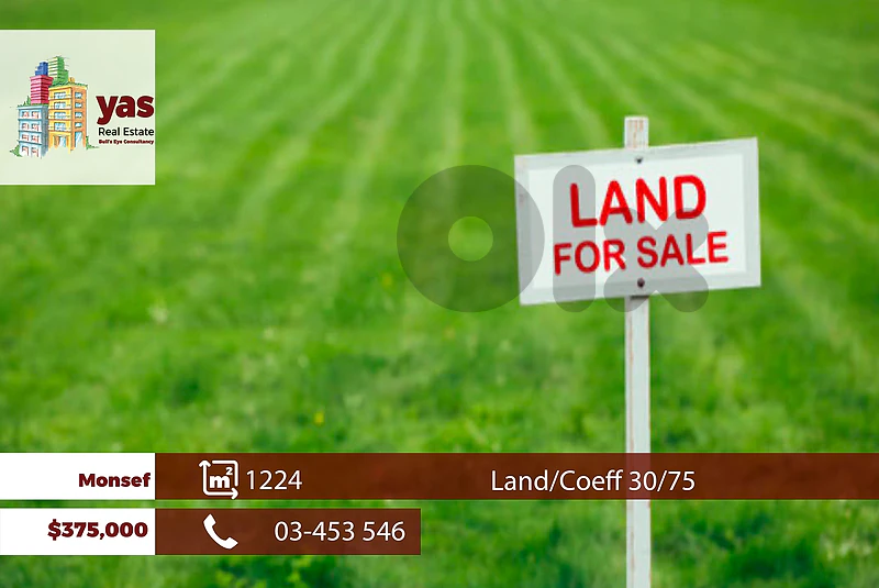 Monsef 1224m2 | Land | Coeff 30/75 | Sea View | Prime Location | HS