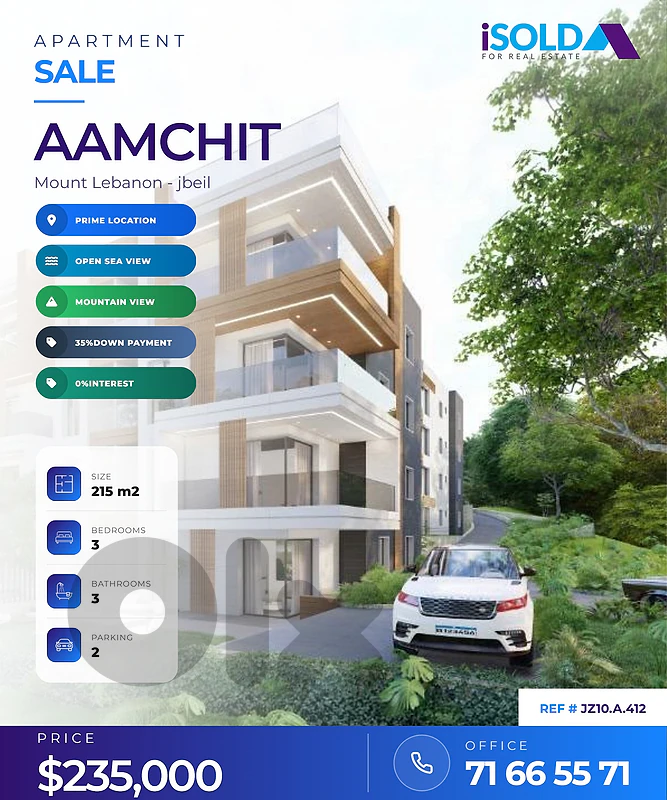 New Project 4 sale in Aamchit| Starting at $1,100/sqm | Swimming Pool