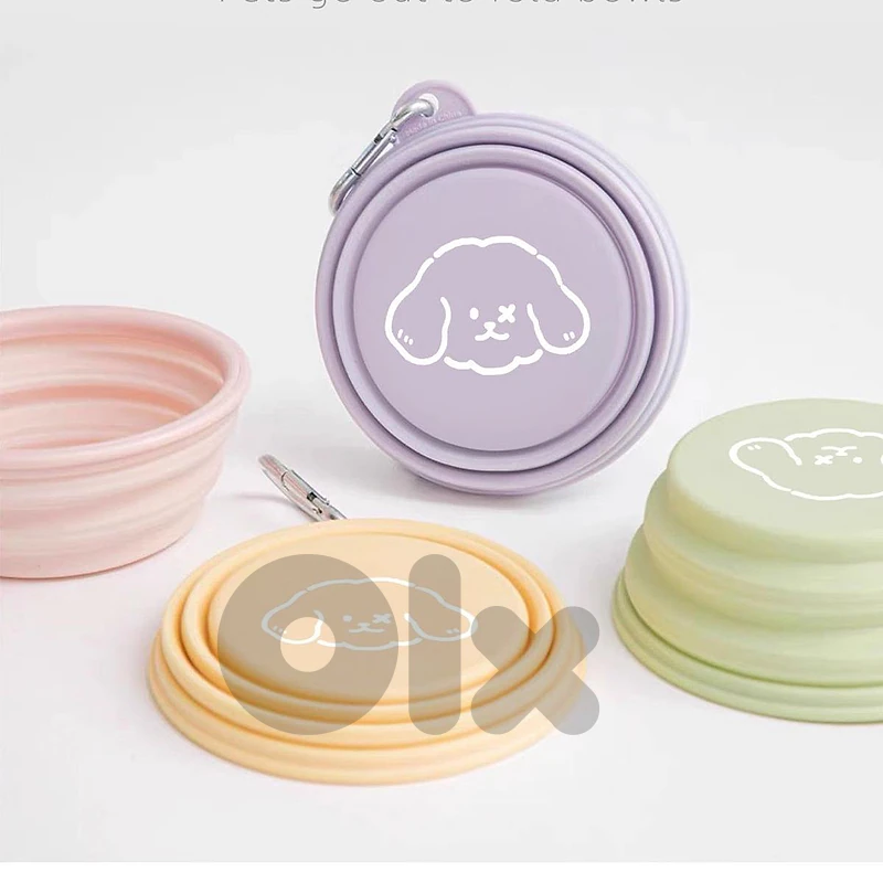 Macaron Collapsible Travel Bowl