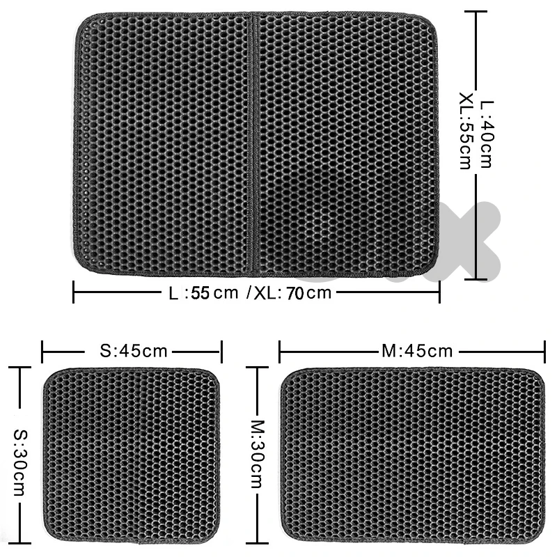 Double-Layer Litter Trapping Mat