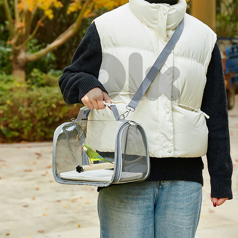 Clear-View Bird Travel Bag