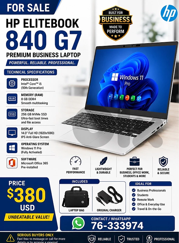 laptop Hp 840 g7