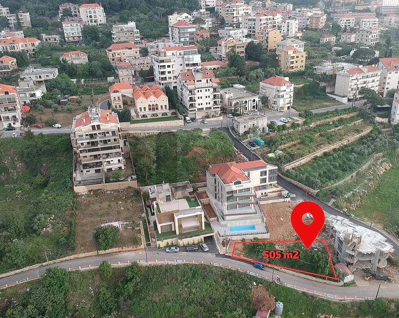 Land For Sale in Roumieh 410,000$ أرض للبيع في رومية