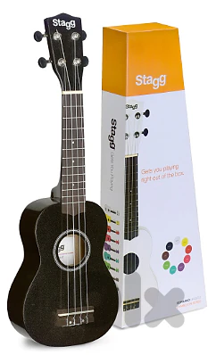 Stagg Soprano Ukulele with nylon gigbag-Night