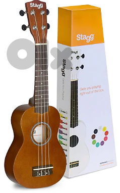 Stagg Soprano Ukulele with nylon gigbag-Nat