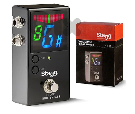 Stagg PTU-C8 Automatic Chromatic Pedal Tuner