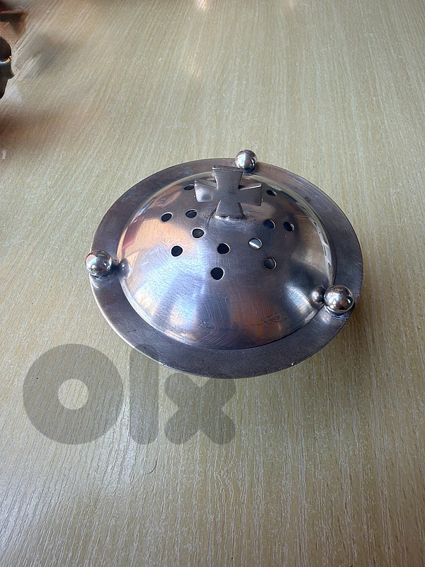 Vintage Christian Collectibles – Incense Burner & Silver Light Ashtray