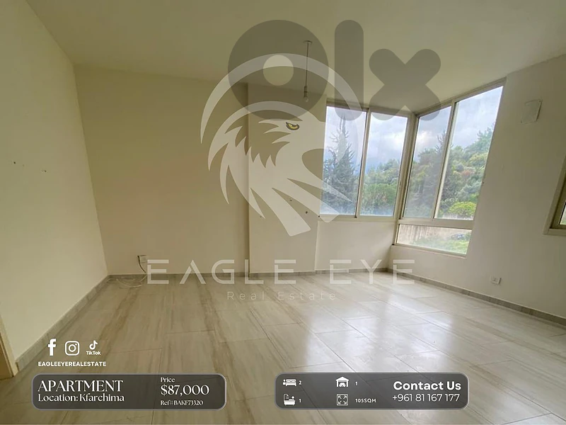 Apartment for sale in Kfarchima - شقة للبيع في كفرشيما
