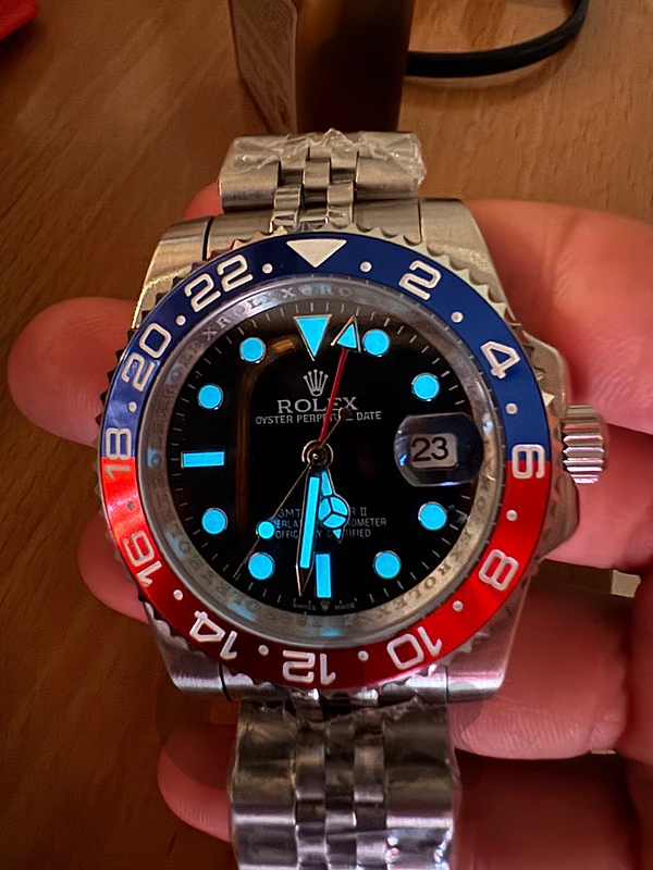 rolex Pepsi GMT master submariner jubilee bracelet