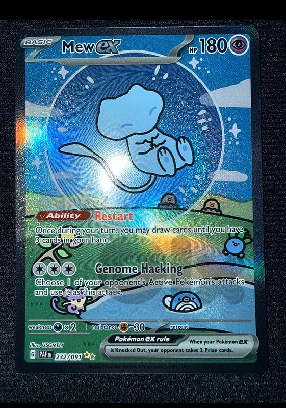 Pokemon Card bubble mew