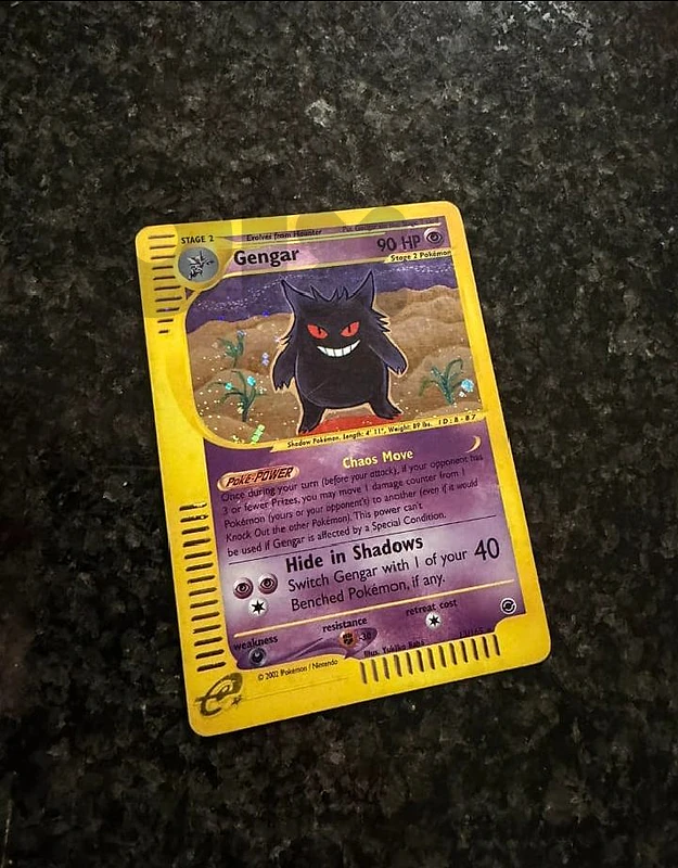 Pokemon card : Gengar expedition set holo MP