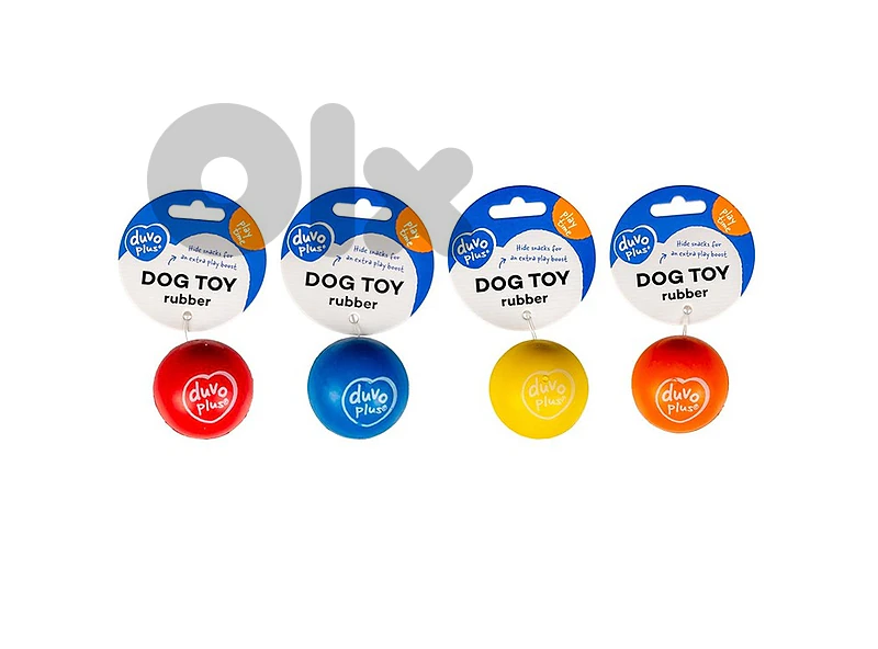 Duvo Plus BLUE  Bouncy Dog Rubber Ball - 5,5cm  Article: 10153