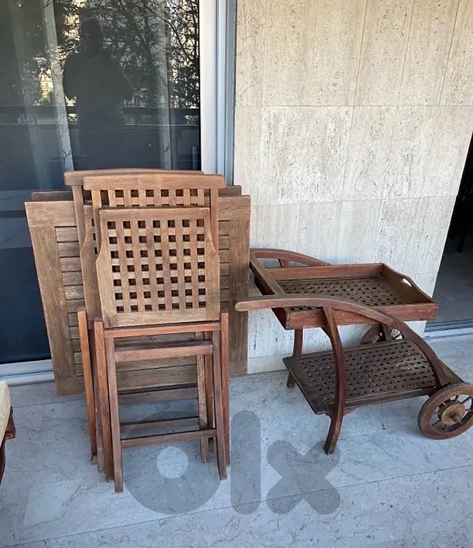 Teak wood garden furniture