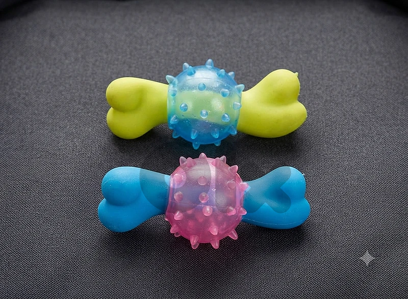 MP Pet toy -Bone spiny ball L043 Color Blue