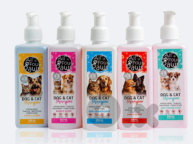 All Four Paws Shampoo Whitening  , clean & brighten 250 ml