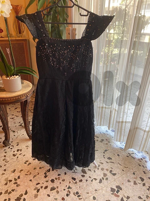 band new black dress