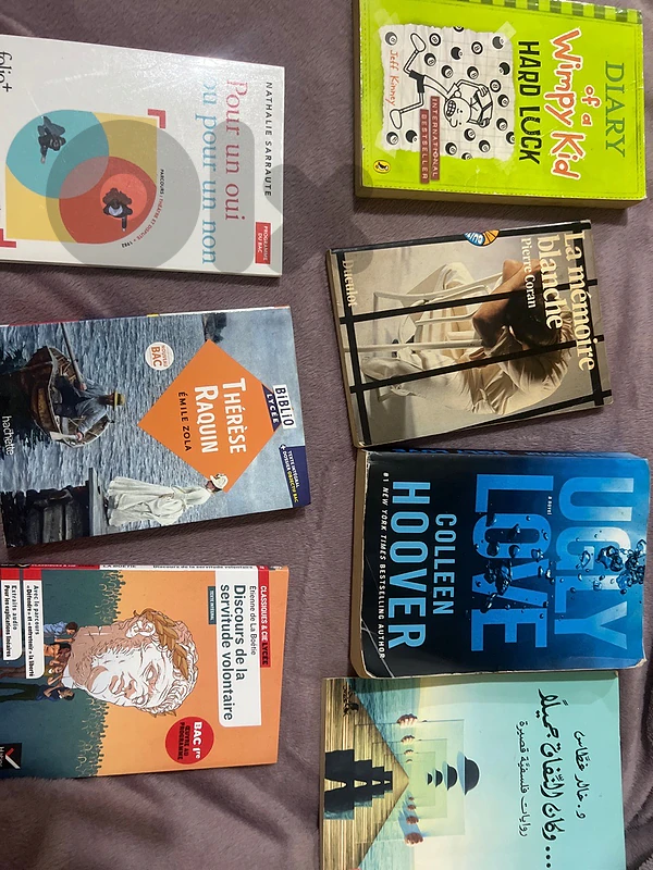 7 Books Bundle (English, French & Arabic) – Great Condition