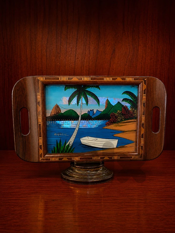 Rare vintage Brazilian tray.
