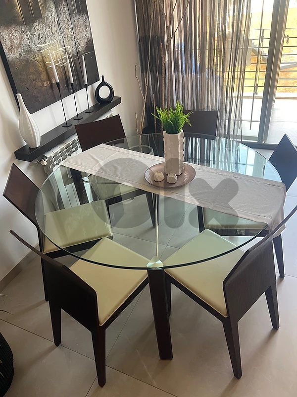 Dining table with 6 chairs