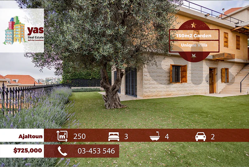 Ajaltoun 250m2 Villa | 150m2 Garden | Upgraded | View | Unique | TYT Ajaltoun 250m2 Villa | 150m2 Garden | Upgraded | View | Unique | TYT