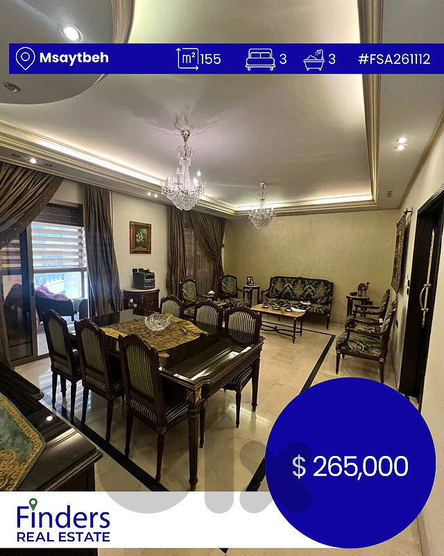 Apartment for sale in Msaytbeh! شقة للبيع في المصيطبة! Apartment for sale in Msaytbeh! شقة للبيع في المصيطبة!