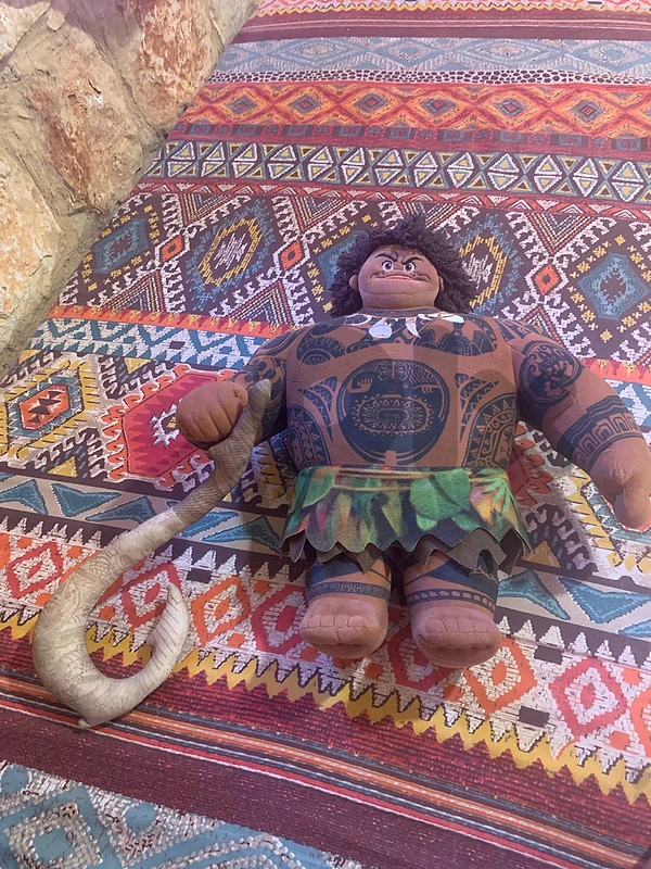 لعبة دبدوب ماوي أصلي من ديزني (Disney Moana Maui Plush - Original