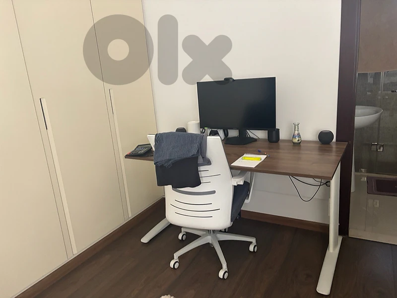 desk with chair